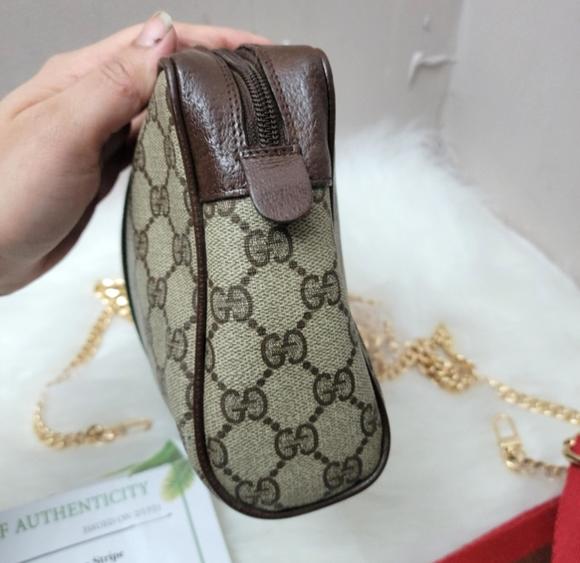 Authentic Gucci vintage web sherry line clutch - Picture 4 of 10